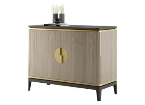 輕奢鞋柜斗柜現(xiàn)代簡約實木餐具備餐柜