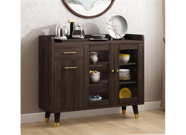 定制現(xiàn)代簡約實木靠墻備餐柜實木