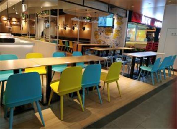 食堂餐廳桌椅_飯店桌椅快餐廳實木桌椅