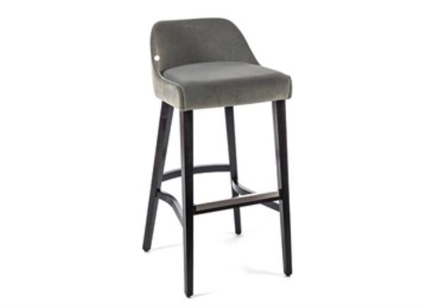 北歐風酒吧現代時尚實木吧臺高腳椅